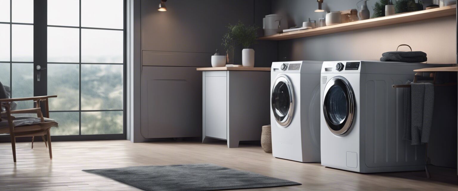 Smart washing machine with digital display